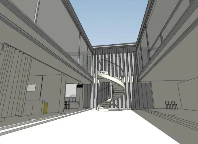 Sketchup Villa Model | Solo Villa, Modern Style, Multi story, Interior, Home Decoration, Living Room, Bedroom, Residential Building