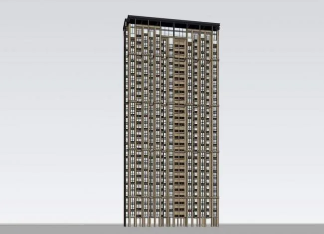 Sketchup Residential Model | High rise Apartment, Modern Style, Residential Building