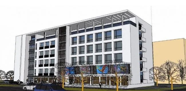 Sketchup Office Model | Multi story Office Building, Modern Style