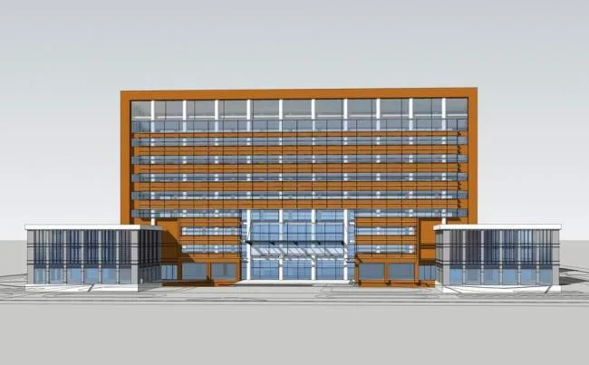 Sketchup Office Model | Mid to High rise Office Building, Modern Style