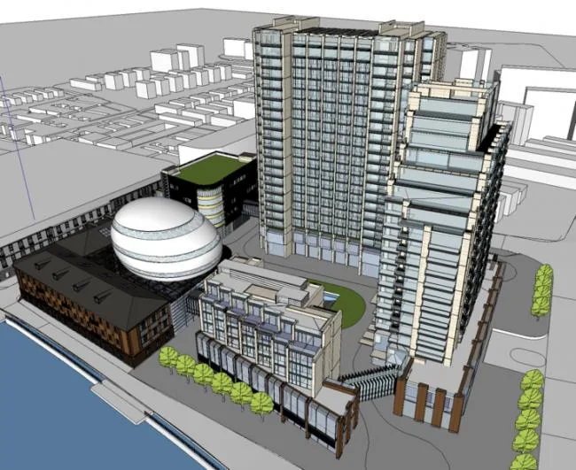 Sketchup Complex Model | Commercial Complex Building, High rise Apartment, Modern Style, Urban Complex