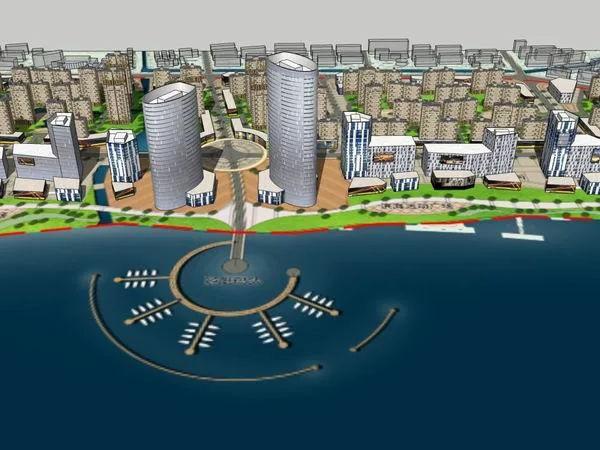 Sketchup Planning Model | Urban Planning, Office and Residential, Commercial, Modern Style