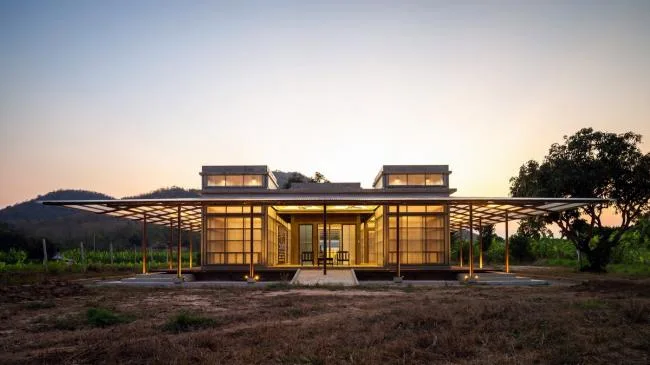 BIM Architecture | A Street Lamp in the Quiet Night of a Village: Kaeng Krachan Library/Junsekino Architects and Design