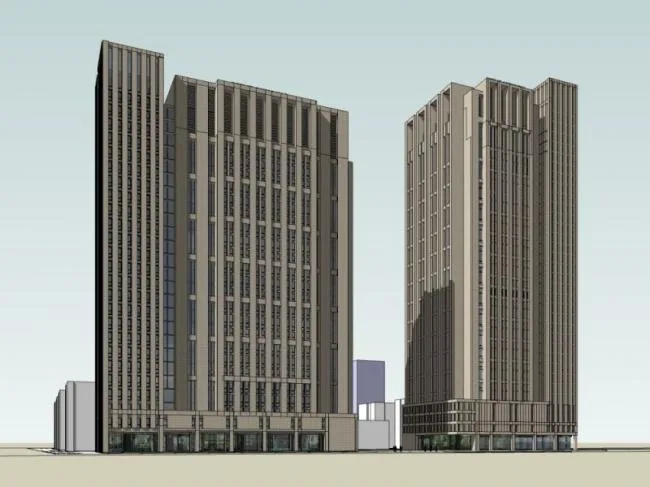 Sketchup Office Model | High rise Office Building, Modern Style