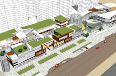 SketchUp Residential Model | Modern Multi-Story Commercial Street Design-BIM WORLD
