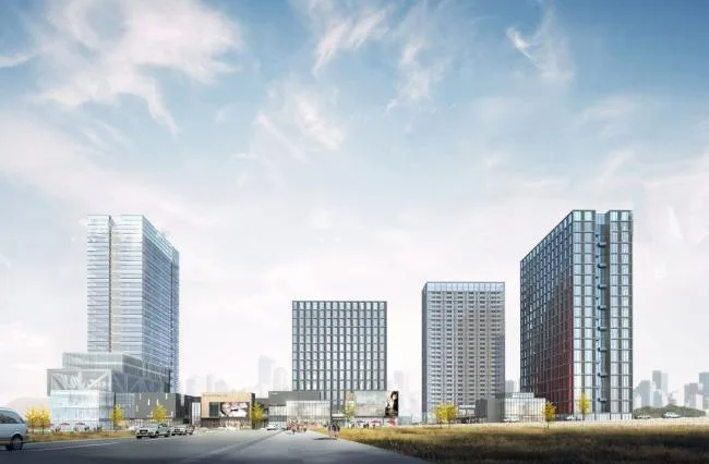 Sketchup Complex Model | Super high-rise commercial complex, hotel office, modern style