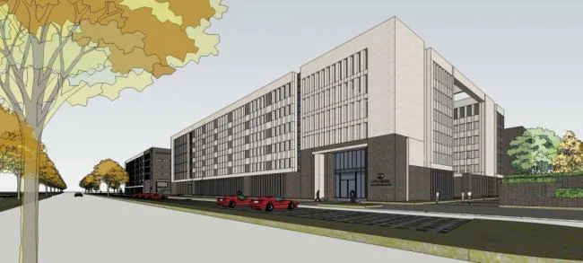 Sketchup School Model | University College Building, Teaching Building, Educational Building, Modern Style