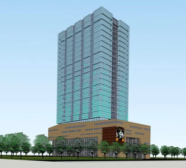 Sketchup Office Model | High rise Office Building, Modern Style