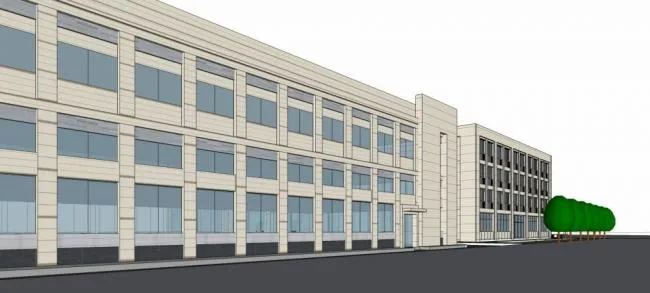 Sketchu Industrial Building | Multi story factory building, industrial architecture, modern style