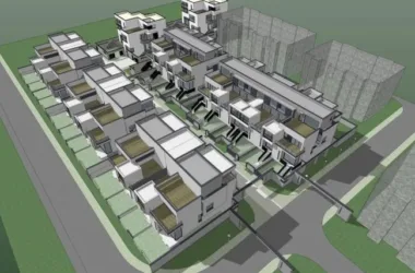 Modern Garden Villa Model in SketchUp-BIM WORLD