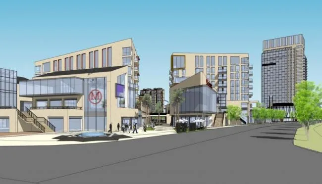 Sketchup Business Model | Multi story Commercial Street, New Chinese Style