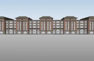 Classic Multi-Story College Campus Model in SketchUp-BIM WORLD