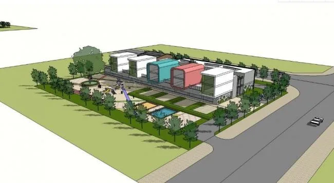Modern Multi-Story Kindergarten Design | Educational Architecture in SketchUp