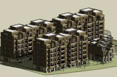 Classical Multi-Story Residential Model in SketchUp-BIM WORLD