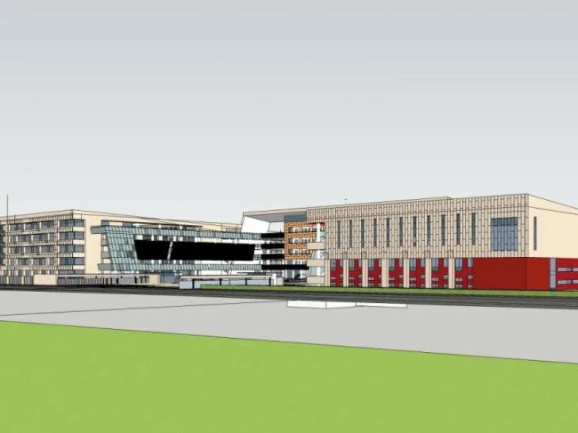 Sketchup School Model | Multi story School, Campus Educational Architecture, Modern Style