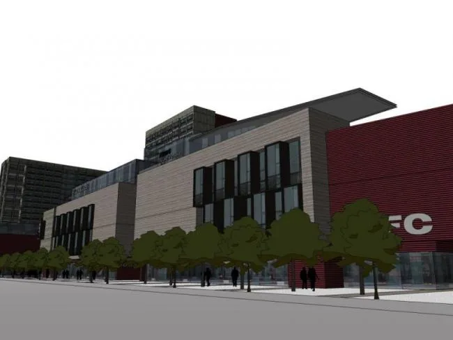 Sketchup Complex Model | Multi story Commercial Complex, Modern Style