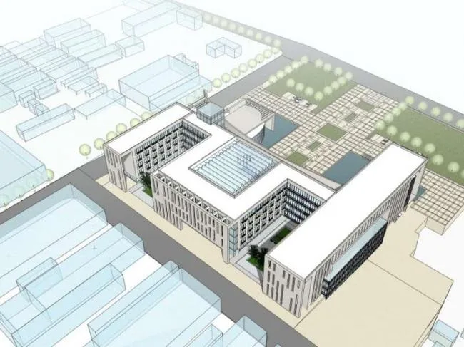 Sketchup Office Model | Multi story Office Building, Modern Style
