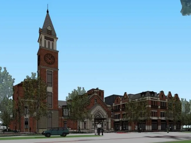 Sketchup Residential Model | Multi story residential community, garden villa, classical style