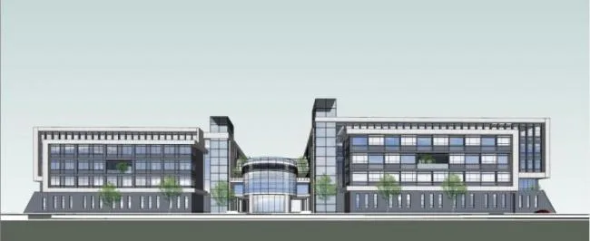 Sketchup School Model | Multi story University Campus, Educational Architecture, Modern Style