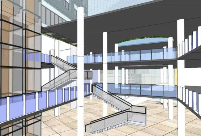 Sketchup Office Model | High rise office building, commercial plaza, modern style