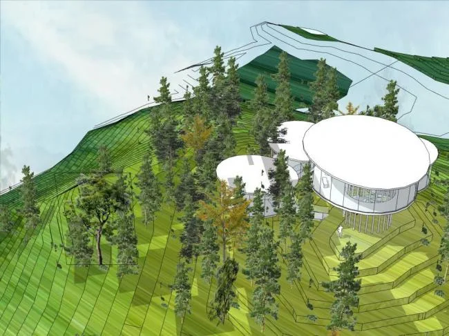 SketchUp Business Model: Designing Modern Exhibition Centers and Commercial Architecture