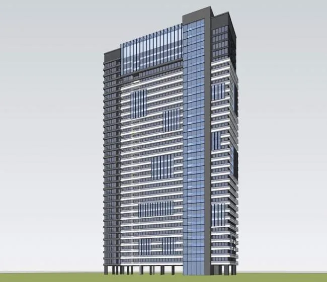 Sketchup Residential Model | High rise Apartment, Modern Style, Residential Building