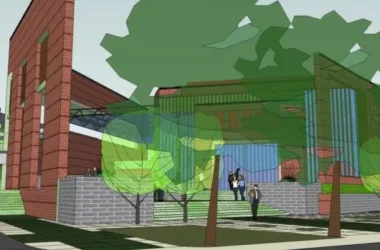 Modern Multi-Story School Campus Design in SketchUp-BIM WORLD