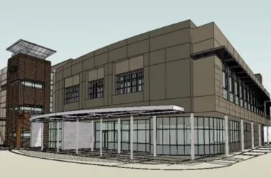 Modern Multi-Story Office Building Model in SketchUp-BIM WORLD