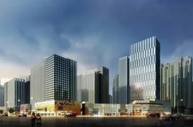 Modern High-Rise Office Building Model in a High-Tech Park | SketchUp Design-BIM WORLD