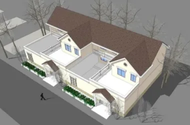 SketchUp Residential Designs: Multi-Story Homes, Rural Self-Built Houses, and Spanish-Classical Styles-BIM WORLD
