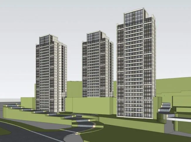 Sketchup Residential Model | High rise Residential Buildings, Modern Style, Residential Buildings