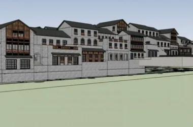 SketchUp Business Model: Multi-Story Club in Modern Chinese Style-BIM WORLD