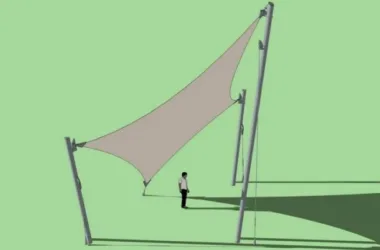 SketchUp Material Model: Stretch Film Landscape Material Component-BIM WORLD