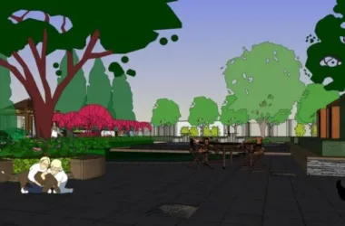 SketchUp Landscape Models: Community, Residential, and Modern Styles-BIM WORLD