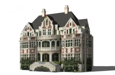 European-Style Castle and Classical Stacked Villa Model in SketchUp-BIM WORLD