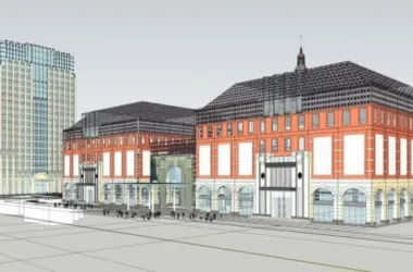 SketchUp Business Model: Multi-Story Commercial Building in Arabic and Classical Styles-BIM WORLD