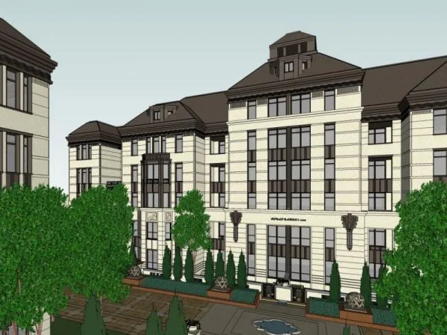 Sketchup Business Model | Multi story Clubhouse, Modern Style