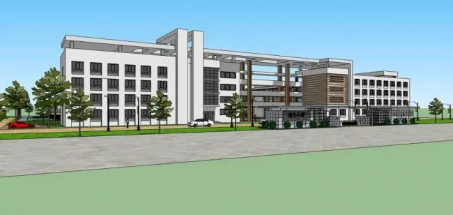 Sketchup School Model | Multi story School, Modern Style, Teaching Buildings, Educational Buildings, Cultural, Educational, and Health
