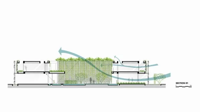 BIM Architecture | The Light and Shadow Space Pouring Down from Qianxun Jungle Waterfall: Naman Hot Spring Club/MIA Design Studio