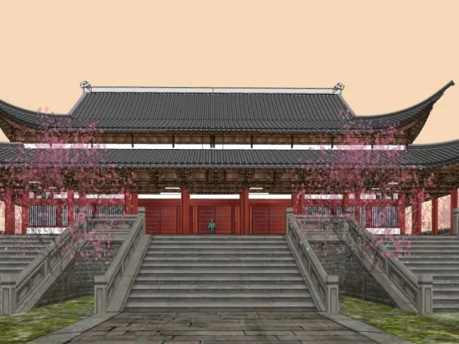 Sketchup Ancient Architecture Model | Multi story Temple, Ancient Temple, Chinese Style, Ancient Architecture