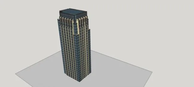 Sketchup Office Model | High rise Office Building, Neoclassical Style, Office Building