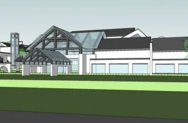 SketchUp Business Model: Mount Huangshan Leisure Villa, Commercial Building, and Multi-Storey Chinese-Style Club-BIM WORLD