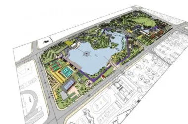 Modern Park Landscape Design in SketchUp-BIM WORLD