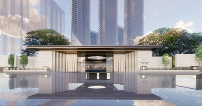 Sketchup Business Model | Multi story Sales Office, Commercial Building, Modern Style