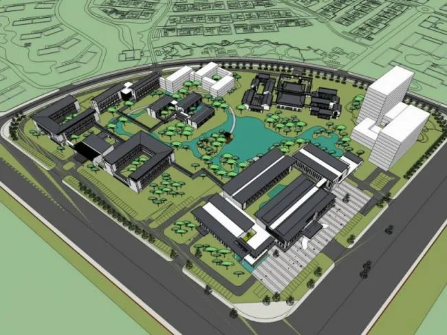 Sketchup Hospital Model | Multi story Hospital, Medical Building, Modern Style