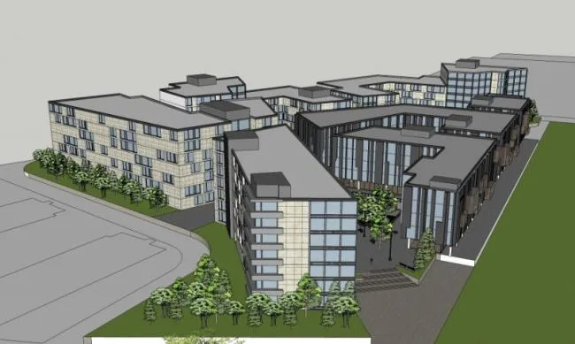 Sketchup Office Model | Multi story Office Building, Modern Style