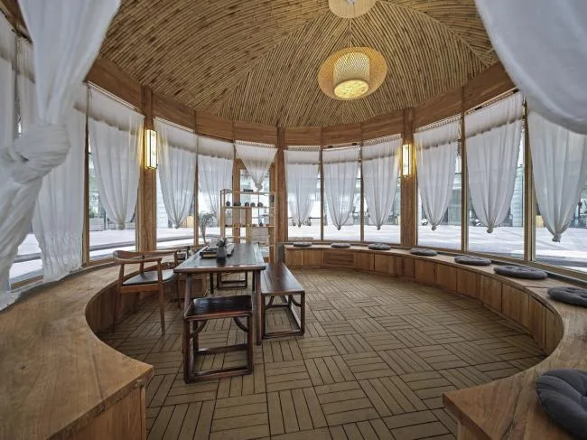 BIM Architecture | A Glimpse into the Leopard, Design of the Infinite Tea House in the Center of Shanghai's Himalayas/Shanghai Shanxiang Architectural Design