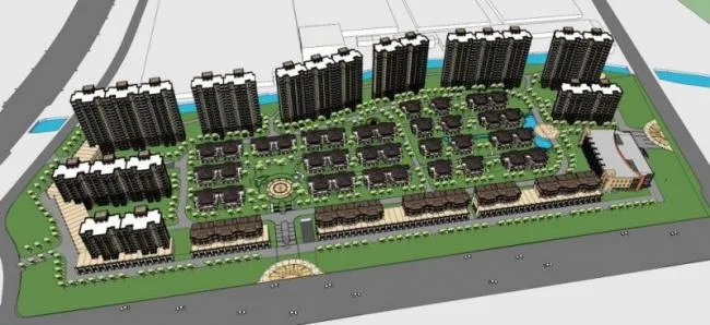 Sketchup Residential Model | High rise Residential Buildings, Residential Buildings, Classical Style