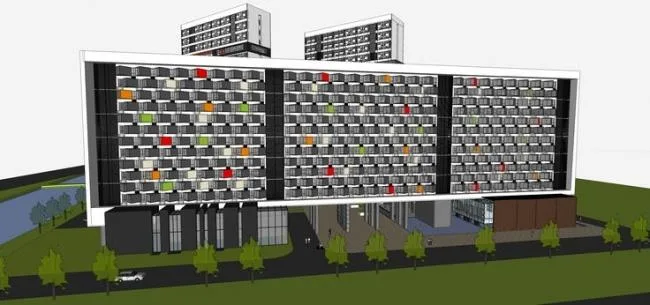 Sketchup Residential Model | High rise apartment building, residential building, modern style