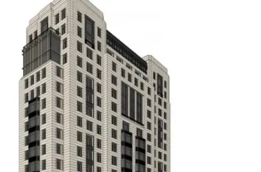 SketchUp Residential Model: Classical Style Super High-Rise Building-BIM WORLD